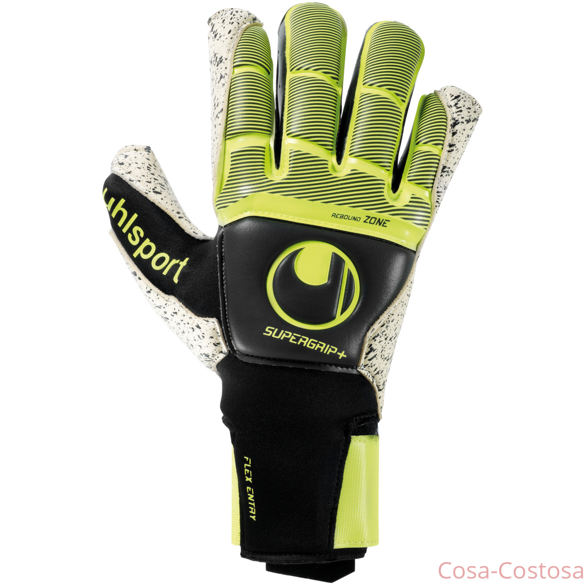 Футбольная экипировка Перчатки вратарские Uhlsport Supergrip+ Flex Frame Carbon Футбольные Перчатки вратарские Uhlsport Supergrip+ Flex Frame Carbon
