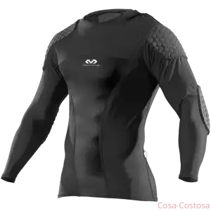 Футбол. Вратарская нижняя майка с длинным рукавом и защитой MCDAVID HEX L/S GOALKEEPER SHIRT DIVE