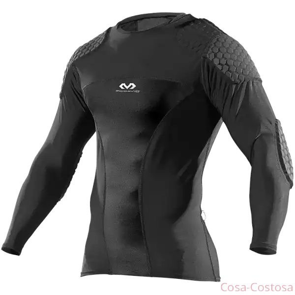 Футбол. Вратарская нижняя майка с длинным рукавом и защитой MCDAVID HEX L/S GOALKEEPER SHIRT DIVE