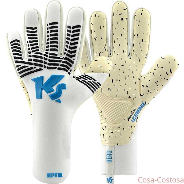 Футбольные Перчатки вратарские KEEPERsport Varan8 Hero NC белые