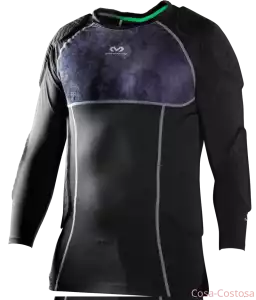 Футбол. Вратарская нижняя майка с длинным рукавом и защитой MCDAVID HEX L/S GK SHIRT BARCELONA