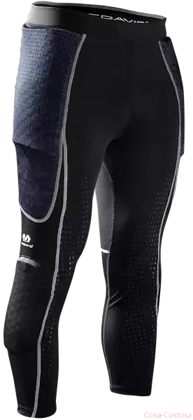 Футбол. Вратарские штаны нижнее белье с защитой MCDAVID HEX GK 3/4 PANT BARCELONA
